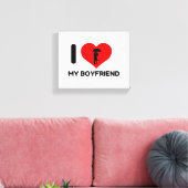 IK HOOP VAN MIJN BOYFRIEND CANVAS AFDRUK (Insitu (Woonkamer))