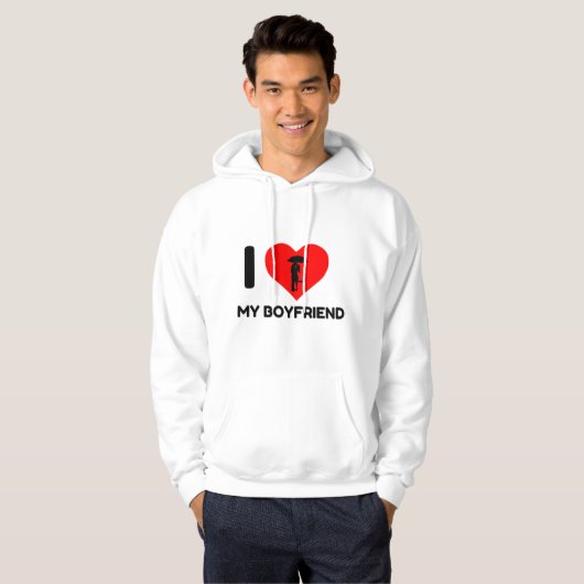 IK HOOP VAN MIJN BOYFRIEND HOODIE (Voorkant volledig)