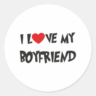 IK HOOP VAN MIJN BOYFRIEND RONDE STICKER