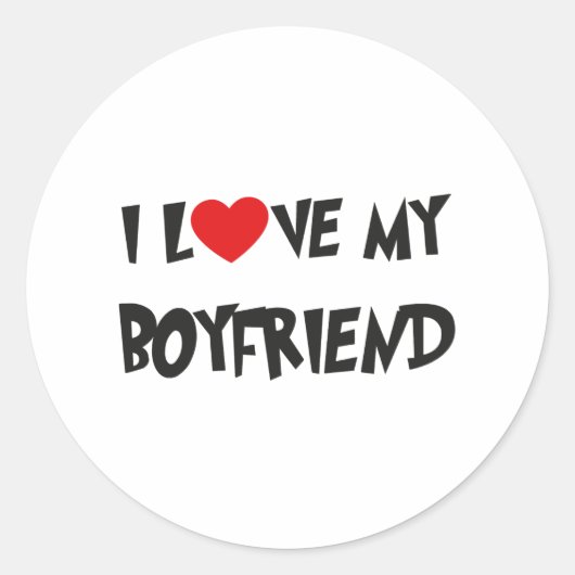 IK HOOP VAN MIJN BOYFRIEND RONDE STICKER (Voorkant)
