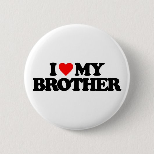 IK HOOP VAN MIJN BROER RONDE BUTTON 5,7 CM (Voorkant)