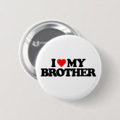 IK HOOP VAN MIJN BROER RONDE BUTTON 5,7 CM (Voorkant /achterkant)