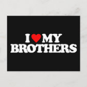 IK HOOP VAN MIJN BROTHERS BRIEFKAART (Voorkant)