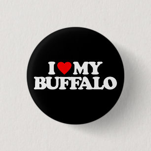 IK HOOP VAN MIJN BUFFALO RONDE BUTTON 3,2 CM