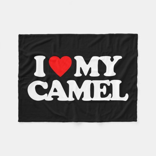 IK HOOP VAN MIJN CAMEL FLEECE DEKEN (Voorkant (Horizontaal))