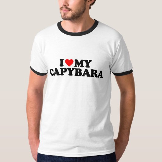 IK HOOP VAN MIJN CAPYBARA T-SHIRT (Voorkant)