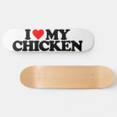 IK HOOP VAN MIJN CHICKEN PERSOONLIJK SKATEBOARD (Horizontaal)