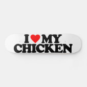 IK HOOP VAN MIJN CHICKEN PERSOONLIJK SKATEBOARD (Horizontaal)