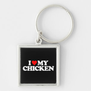 IK HOOP VAN MIJN CHICKEN SLEUTELHANGER