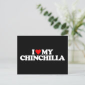 IK HOOP VAN MIJN CHINCHILLA BRIEFKAART (Staand voorkant)