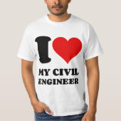 IK HOOP VAN MIJN CIVIELE ENGINEER T-SHIRT (Voorkant)