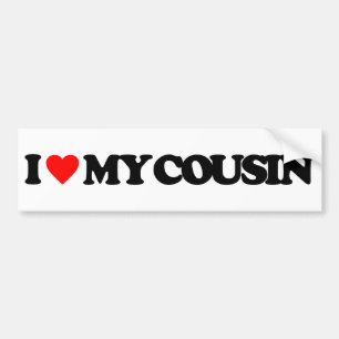 IK HOOP VAN MIJN COUSIN BUMPERSTICKER