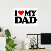 IK HOOP VAN MIJN DAD POSTER (Thuiskantoor)