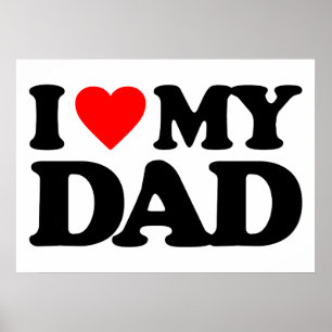 IK HOOP VAN MIJN DAD POSTER