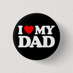 IK HOOP VAN MIJN DAD RONDE BUTTON 3,2 CM