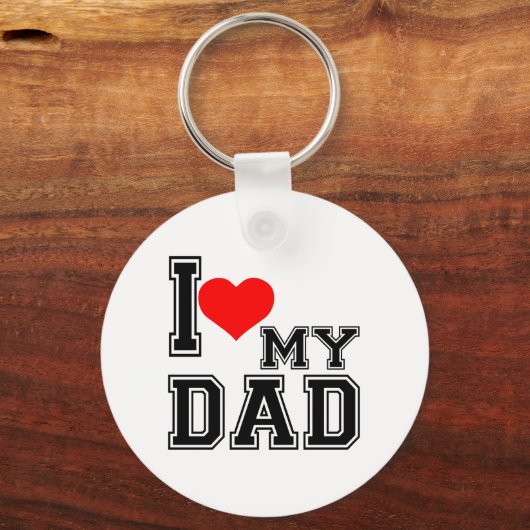 IK HOOP VAN MIJN DAD SLEUTELHANGER (Voorkant)