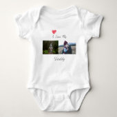 IK HOOP VAN MIJN DADDY BABY BODYSUIT, GEPERSONALIS ROMPER (Voorkant)