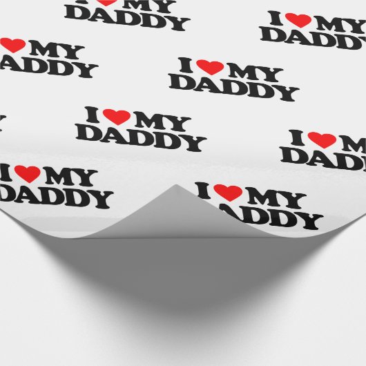 IK HOOP VAN MIJN DADDY CADEAUPAPIER (Hoek)