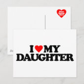 IK HOOP VAN MIJN DOCHTER BRIEFKAART (Voorkant / Achterkant)