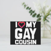 IK HOOP VAN MIJN GAY COUSIN -.png Briefkaart (Staand voorkant)