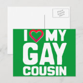 IK HOOP VAN MIJN GAY COUSIN -.png Briefkaart (Voorkant / Achterkant)