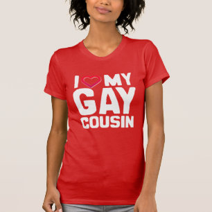 IK HOOP VAN MIJN GAY COUSIN - - T-SHIRT
