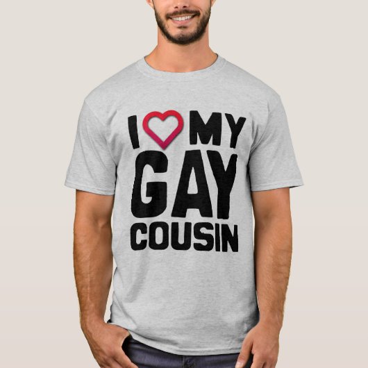 IK HOOP VAN MIJN GAY COUSIN - T-SHIRT (Voorkant)