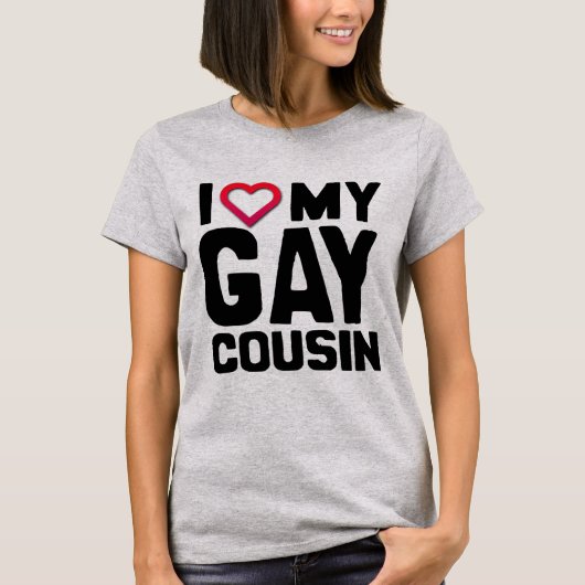 IK HOOP VAN MIJN GAY COUSIN - T-SHIRT (Voorkant)
