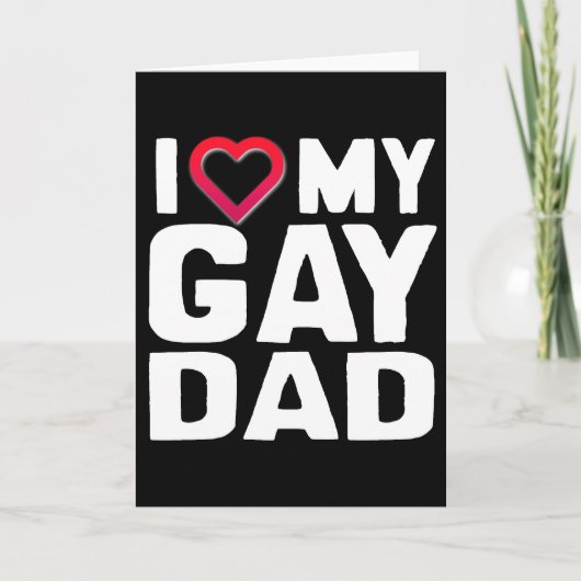 IK HOOP VAN MIJN GAY DAD KAART (Voorkant)