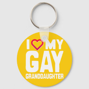 IK HOOP VAN MIJN GAY GRANDDAUGHTER - -.png Sleutelhanger