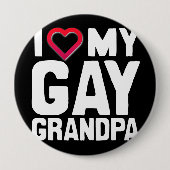 IK HOOP VAN MIJN GAY GRANDPA -.png Ronde Button 4,0 Cm (Voorkant)