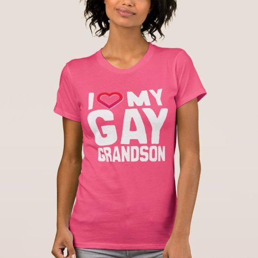 IK HOOP VAN MIJN GAY GRANDSON - - T-SHIRT (Voorkant)