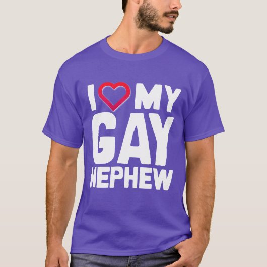 IK HOOP VAN MIJN GAY NEPHEW - - T-SHIRT (Voorkant)