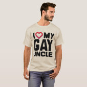 IK HOOP VAN MIJN GAY UNCLE - T-SHIRT (Voorkant volledig)