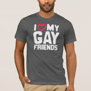 IK HOOP VAN MIJN GAYVRIENDEN T-SHIRT