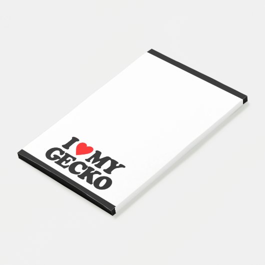 IK HOOP VAN MIJN GECKO POST-IT® NOTES (Schuin)