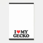 IK HOOP VAN MIJN GECKO POST-IT® NOTES (Voorkant)