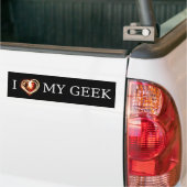 IK HOOP VAN MIJN GEEK BUMPERSTICKER (Op Truck)