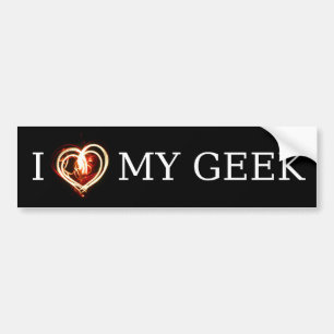 IK HOOP VAN MIJN GEEK BUMPERSTICKER