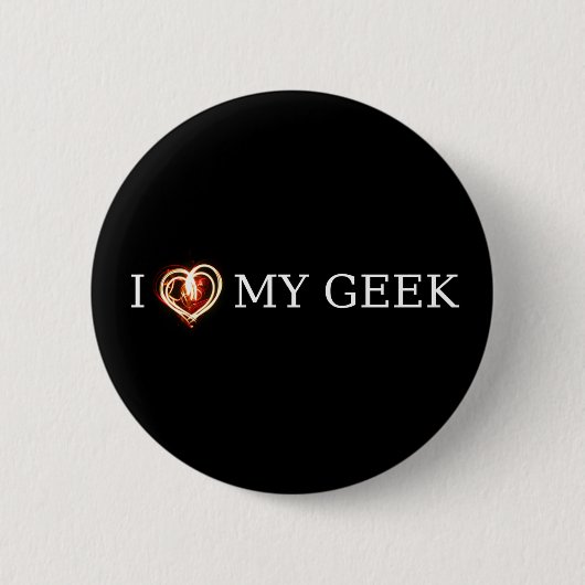 IK HOOP VAN MIJN GEEK RONDE BUTTON 5,7 CM (Voorkant)