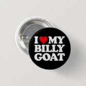 IK HOOP VAN MIJN GEWELDIGE GOAT RONDE BUTTON 3,2 CM (Voorkant /achterkant)