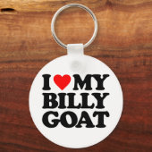 IK HOOP VAN MIJN GEWELDIGE GOAT SLEUTELHANGER (Voorkant)