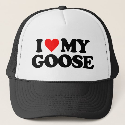 IK HOOP VAN MIJN GOOSE TRUCKER PET (Voorkant)