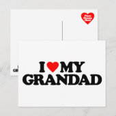 IK HOOP VAN MIJN GRANDAD BRIEFKAART (Voorkant / Achterkant)
