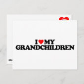 IK HOOP VAN MIJN GRANDCHILDREN BRIEFKAART (Voorkant / Achterkant)