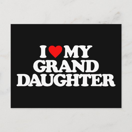 IK HOOP VAN MIJN GRANDDAUGHTER BRIEFKAART (Voorkant)