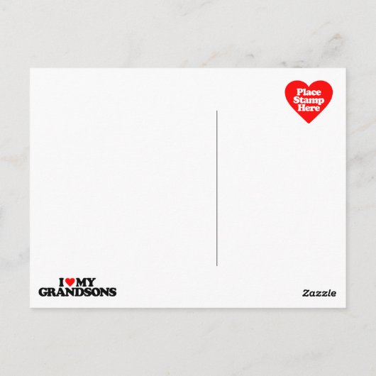 IK HOOP VAN MIJN GRANDSEN BRIEFKAART (Achterkant)