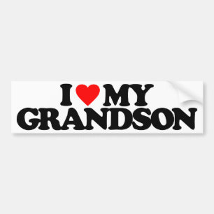 IK HOOP VAN MIJN GRANDSON BUMPERSTICKER