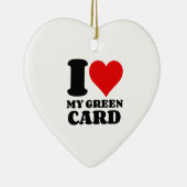 IK HOOP VAN MIJN GROENE KAART KERAMISCH ORNAMENT (Rechts)