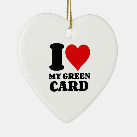 IK HOOP VAN MIJN GROENE KAART KERAMISCH ORNAMENT (Rechts)